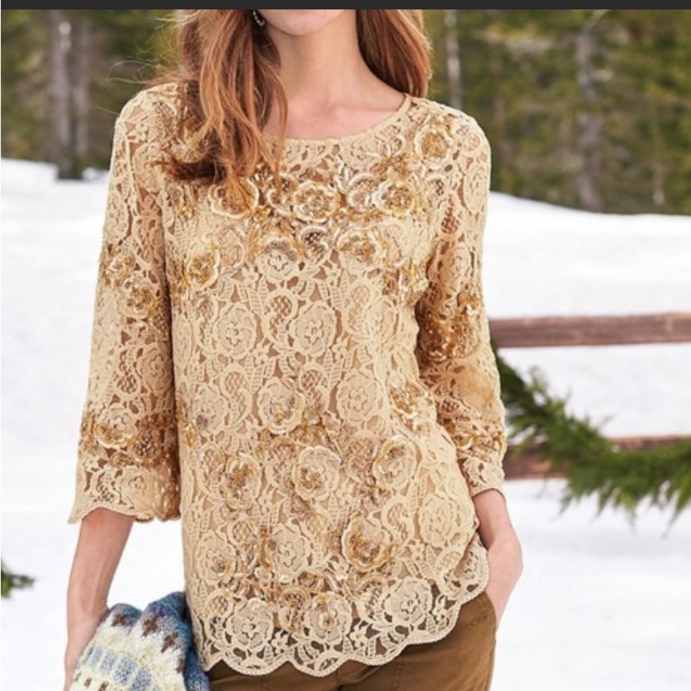 Sundance Moon Flower Sequence Top
